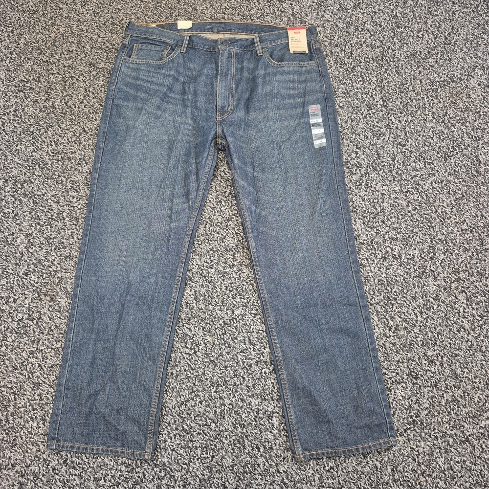 NWT Levi's 559 Jeans 42x32 Dark Blue Denim Relaxed Straight Fit